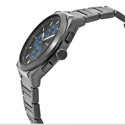 Fossil Everett Chronograph Smoke Stainless Steel Watch